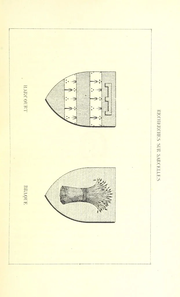 An illustration from Recherches historiques sur Sarcelles, Seine-et-Oise, 1880, leaf 63