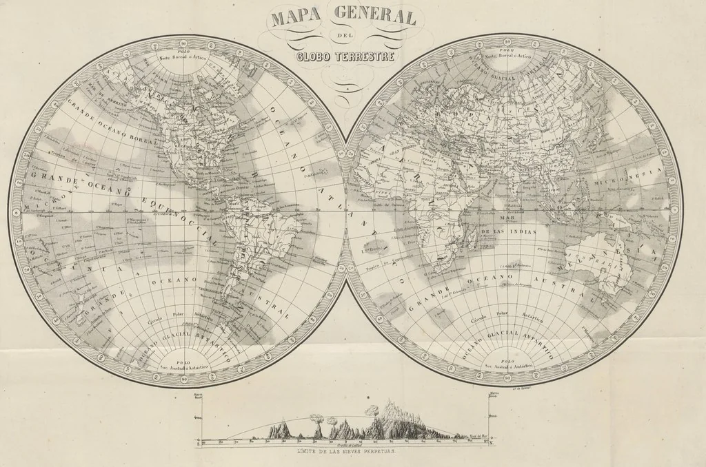 An illustration from Curso elemental de geografia universal, 1869, leaf 501