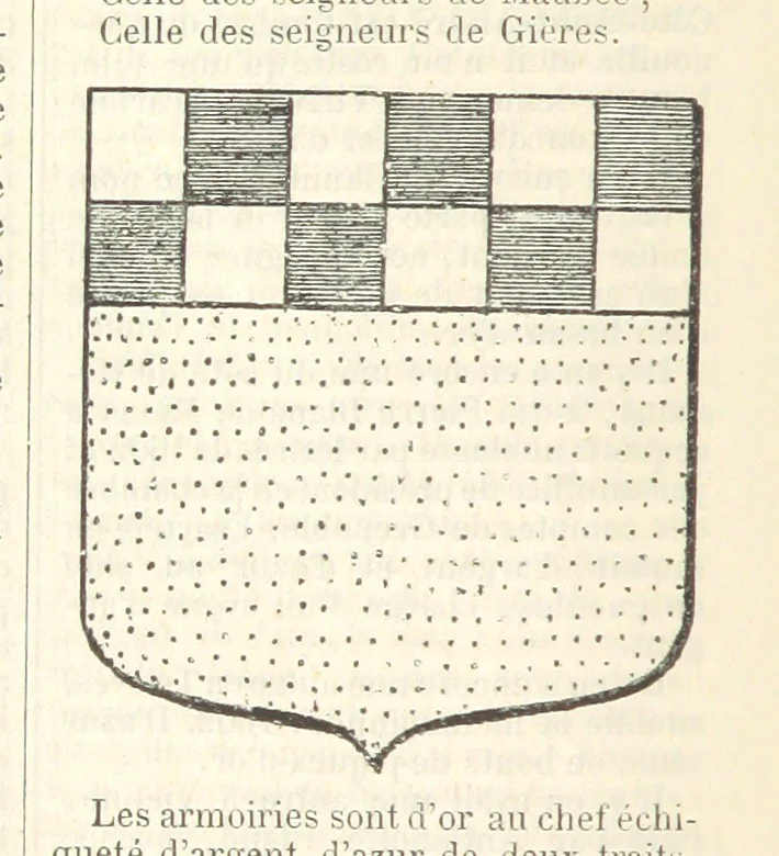 An illustration from Bibliothèque historique et littéraire du Dauphiné. Publiée par H. G, 1864, leaf 100