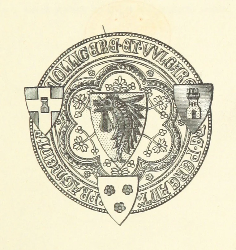 An illustration from Bibliothèque historique et littéraire du Dauphiné. Publiée par H. G, 1864, leaf 11