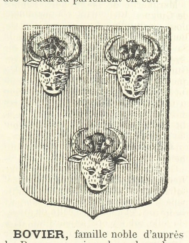 An illustration from Bibliothèque historique et littéraire du Dauphiné. Publiée par H. G, 1864, leaf 111