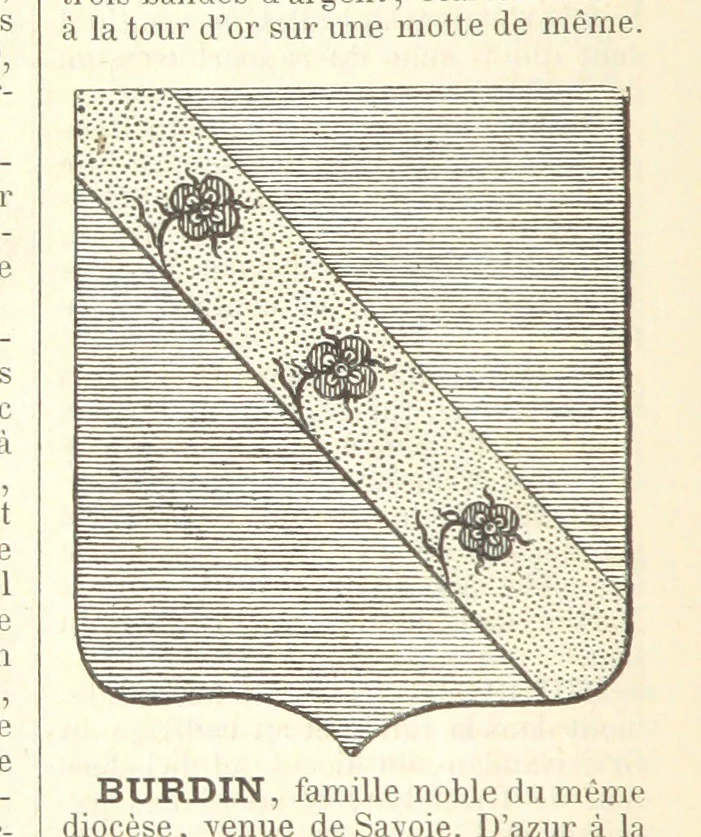 An illustration from Bibliothèque historique et littéraire du Dauphiné. Publiée par H. G, 1864, leaf 120