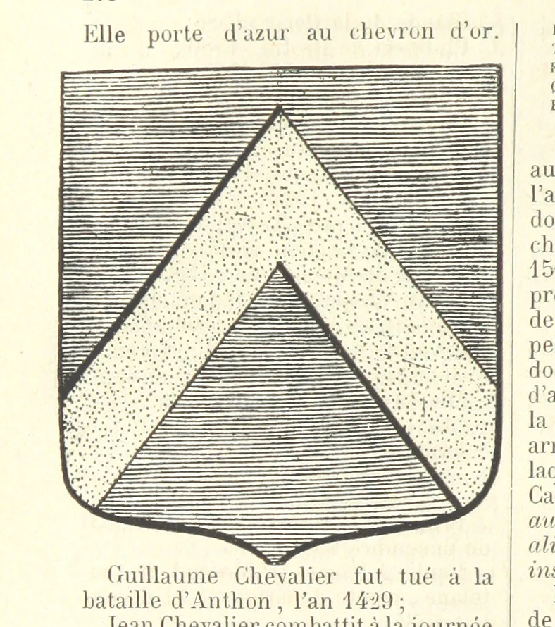 An illustration from Bibliothèque historique et littéraire du Dauphiné. Publiée par H. G, 1864, leaf 158
