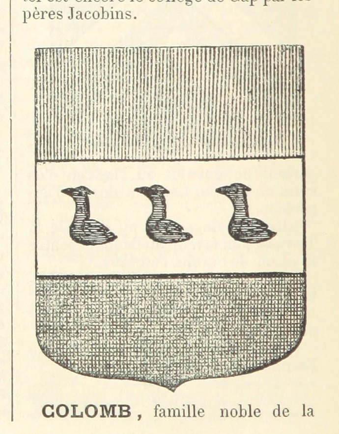 An illustration from Bibliothèque historique et littéraire du Dauphiné. Publiée par H. G, 1864, leaf 176