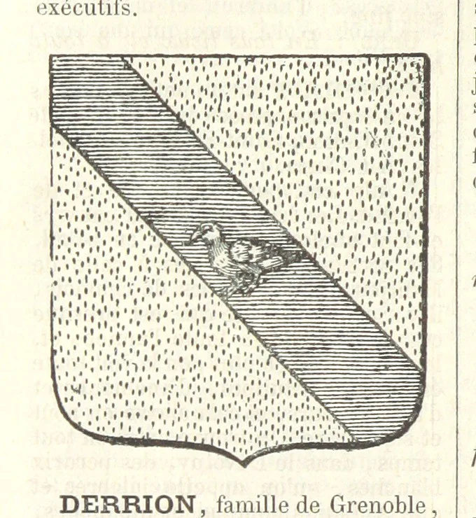 An illustration from Bibliothèque historique et littéraire du Dauphiné. Publiée par H. G, 1864, leaf 208