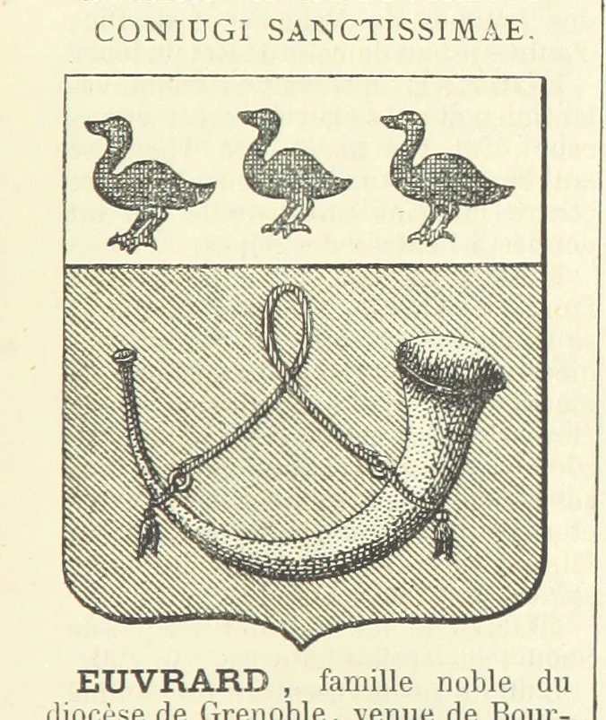 An illustration from Bibliothèque historique et littéraire du Dauphiné. Publiée par H. G, 1864, leaf 239
