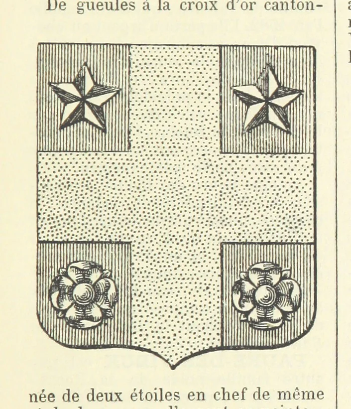 An illustration from Bibliothèque historique et littéraire du Dauphiné. Publiée par H. G, 1864, leaf 245