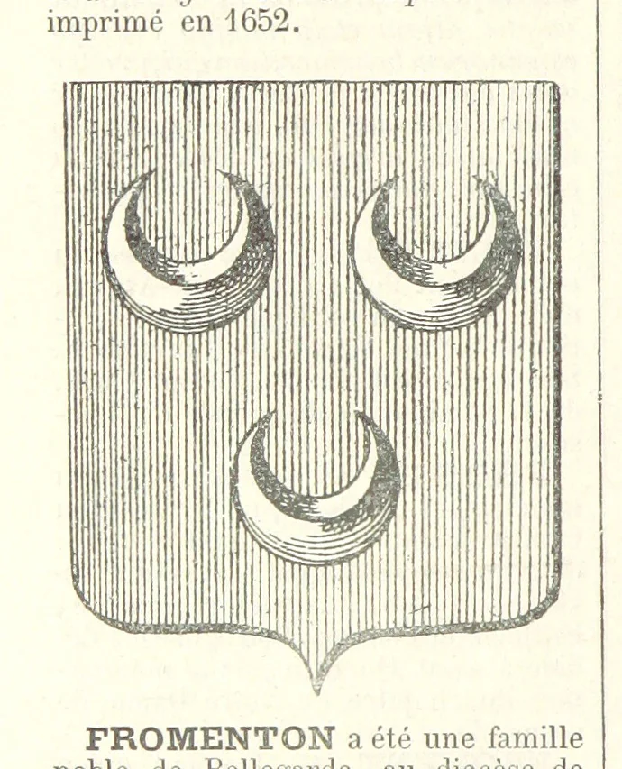 An illustration from Bibliothèque historique et littéraire du Dauphiné. Publiée par H. G, 1864, leaf 284