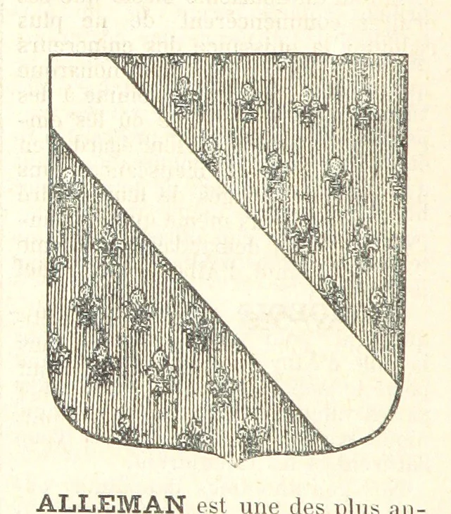 An illustration from Bibliothèque historique et littéraire du Dauphiné. Publiée par H. G, 1864, leaf 30