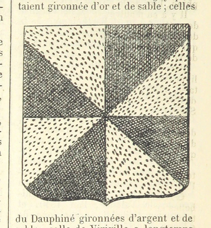 An illustration from Bibliothèque historique et littéraire du Dauphiné. Publiée par H. G, 1864, leaf 320