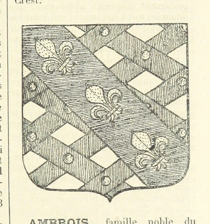 An illustration from Bibliothèque historique et littéraire du Dauphiné. Publiée par H. G, 1864, leaf 35