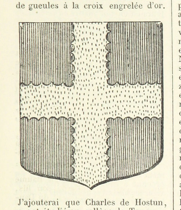 An illustration from Bibliothèque historique et littéraire du Dauphiné. Publiée par H. G, 1864, leaf 353