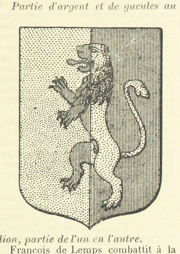 An illustration from Bibliothèque historique et littéraire du Dauphiné. Publiée par H. G, 1864, leaf 393