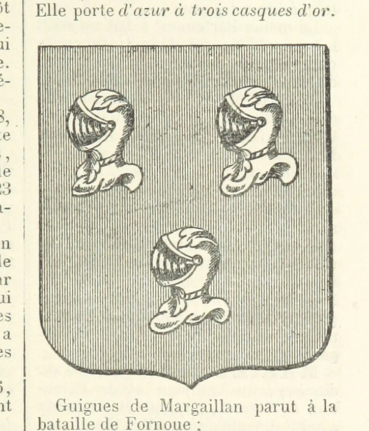 An illustration from Bibliothèque historique et littéraire du Dauphiné. Publiée par H. G, 1864, leaf 431