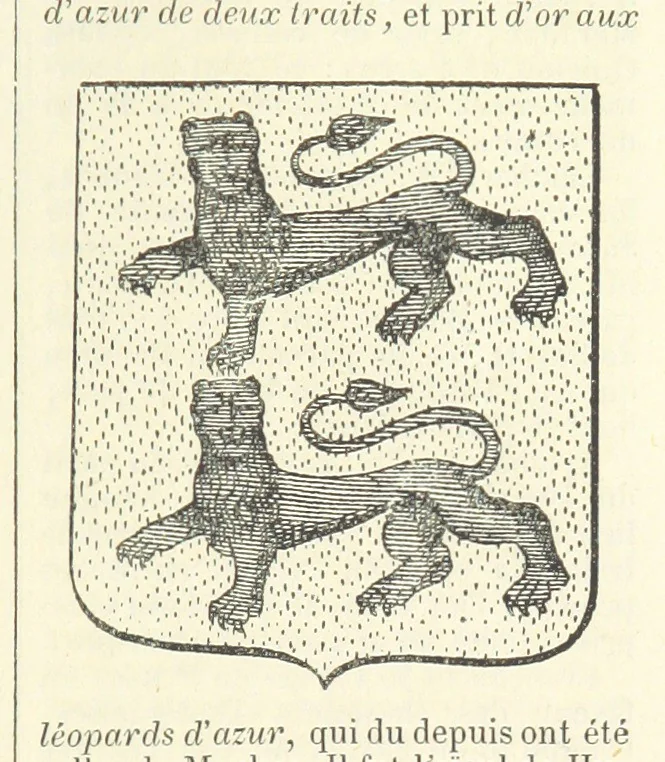 An illustration from Bibliothèque historique et littéraire du Dauphiné. Publiée par H. G, 1864, leaf 439