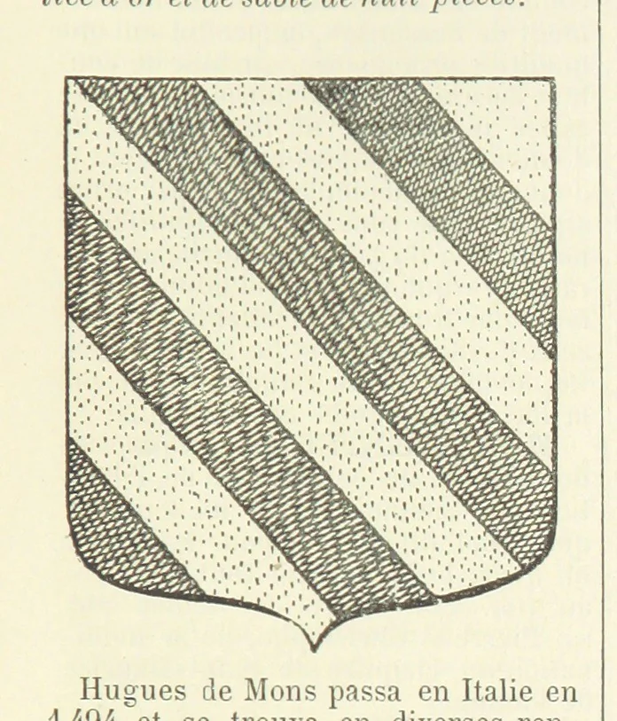 An illustration from Bibliothèque historique et littéraire du Dauphiné. Publiée par H. G, 1864, leaf 465