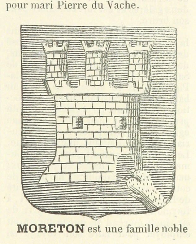 An illustration from Bibliothèque historique et littéraire du Dauphiné. Publiée par H. G, 1864, leaf 483