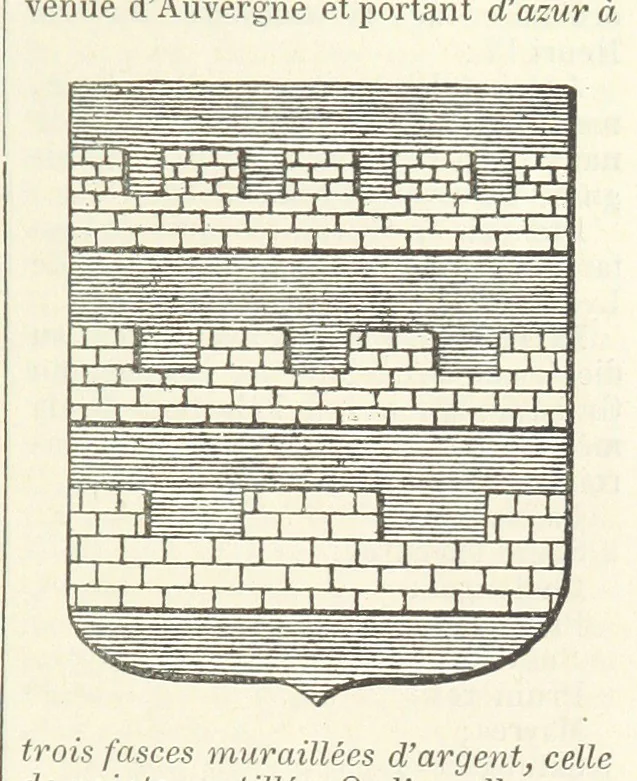 An illustration from Bibliothèque historique et littéraire du Dauphiné. Publiée par H. G, 1864, leaf 487