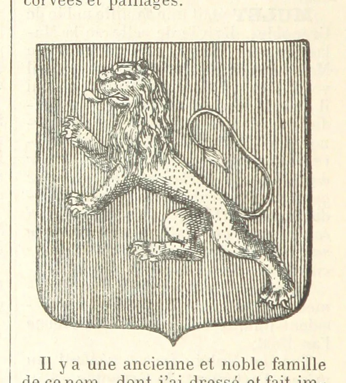 An illustration from Bibliothèque historique et littéraire du Dauphiné. Publiée par H. G, 1864, leaf 488