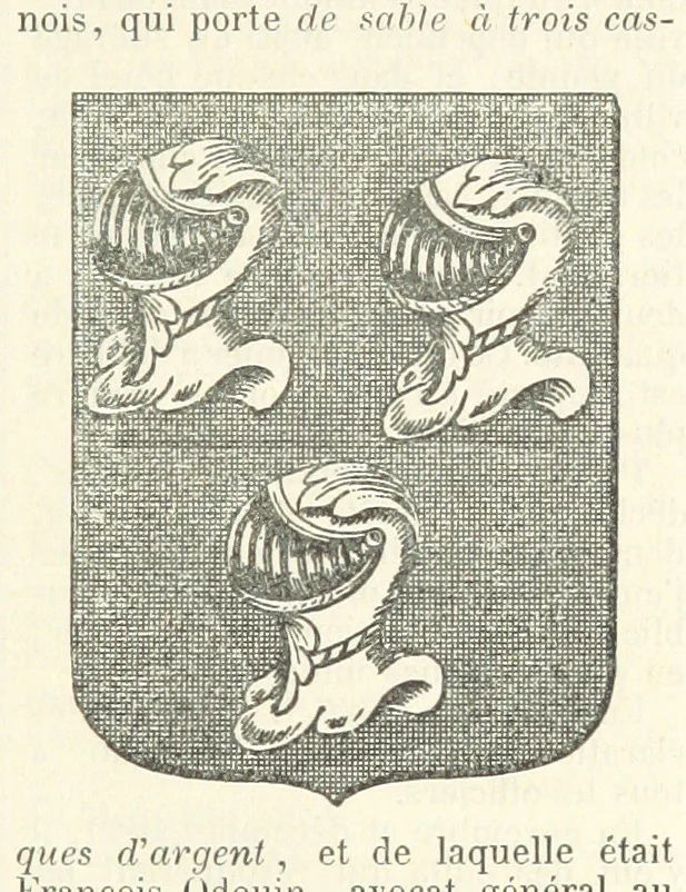 An illustration from Bibliothèque historique et littéraire du Dauphiné. Publiée par H. G, 1864, leaf 501