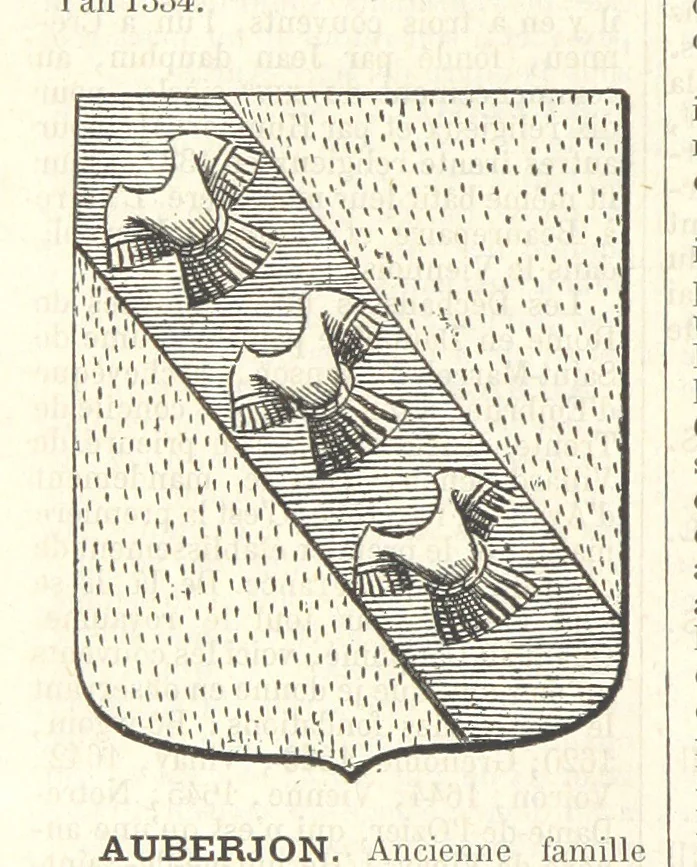 An illustration from Bibliothèque historique et littéraire du Dauphiné. Publiée par H. G, 1864, leaf 62