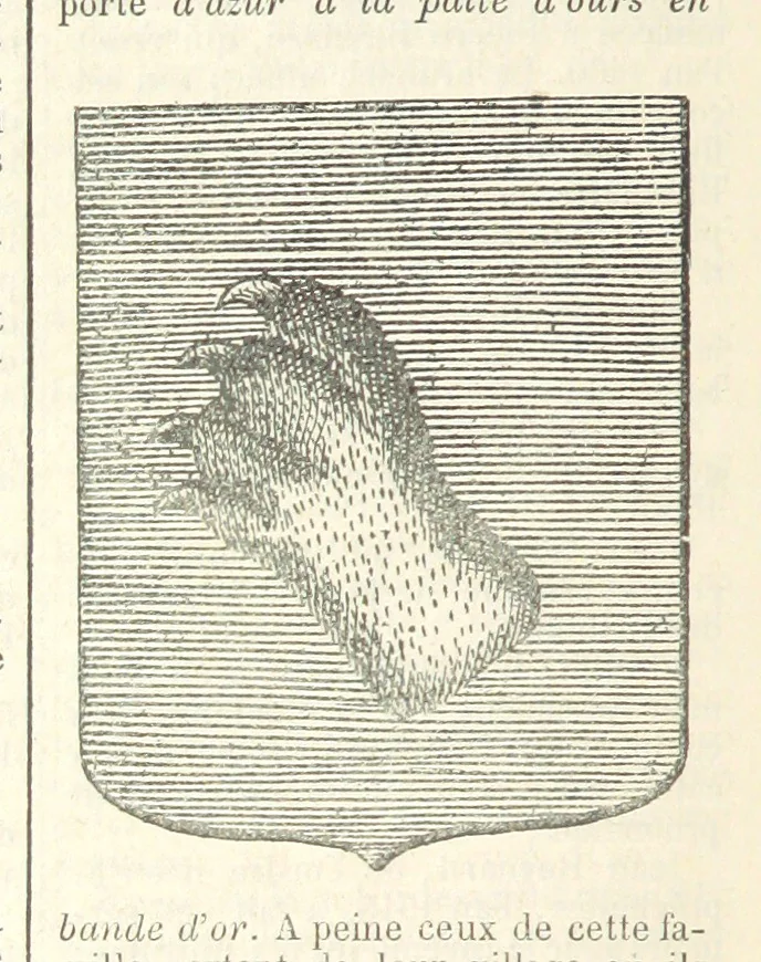 An illustration from Bibliothèque historique et littéraire du Dauphiné. Publiée par H. G, 1864, leaf 626