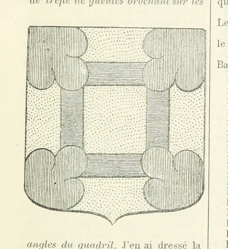 An illustration from Bibliothèque historique et littéraire du Dauphiné. Publiée par H. G, 1864, leaf 629