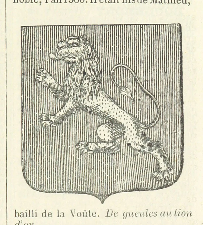 An illustration from Bibliothèque historique et littéraire du Dauphiné. Publiée par H. G, 1864, leaf 639