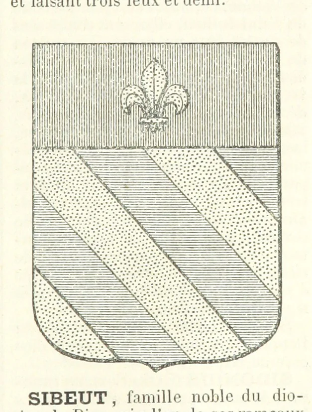 An illustration from Bibliothèque historique et littéraire du Dauphiné. Publiée par H. G, 1864, leaf 699