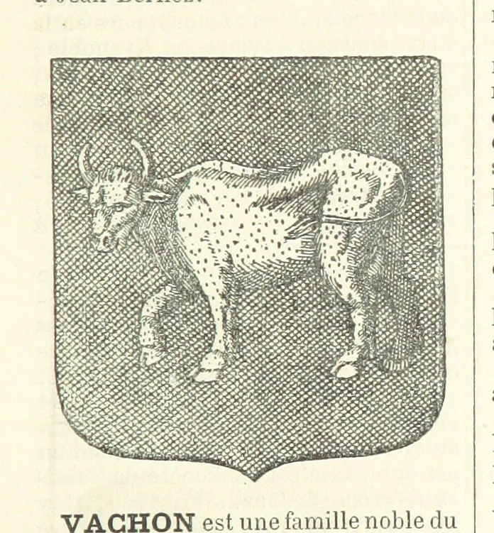 An illustration from Bibliothèque historique et littéraire du Dauphiné. Publiée par H. G, 1864, leaf 741