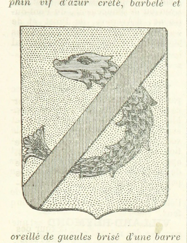 An illustration from Bibliothèque historique et littéraire du Dauphiné. Publiée par H. G, 1864, leaf 769