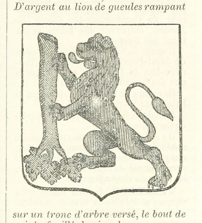 An illustration from Bibliothèque historique et littéraire du Dauphiné. Publiée par H. G, 1864, leaf 769