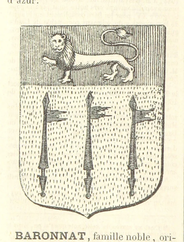 An illustration from Bibliothèque historique et littéraire du Dauphiné. Publiée par H. G, 1864, leaf 80