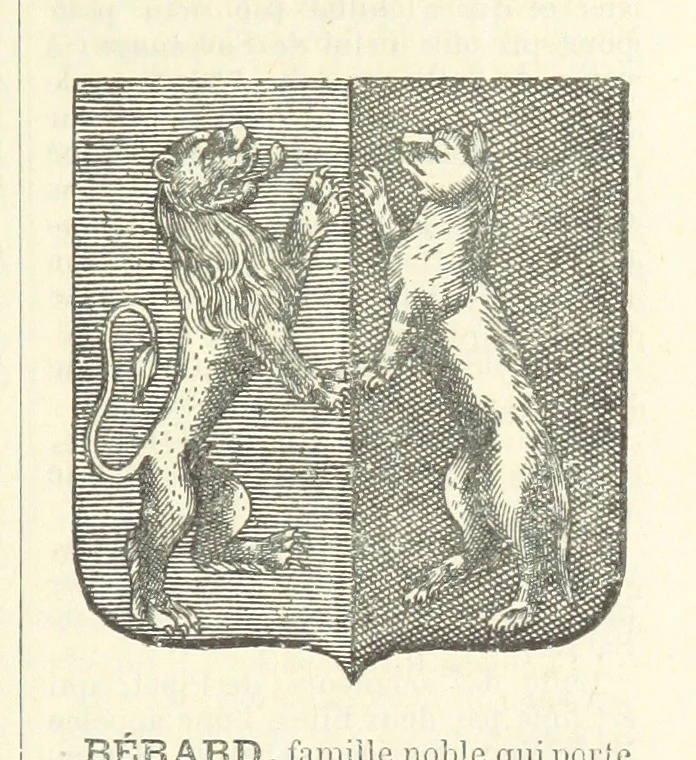 An illustration from Bibliothèque historique et littéraire du Dauphiné. Publiée par H. G, 1864, leaf 93