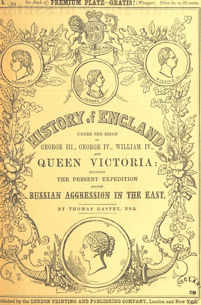An illustration from The History of England under the reign of George III., George IV., William IV. and Queen Victoria (to ... 1852; by T. G. Continued, to ... 1859 ... by H. Tyrrell), 1855, leaf 103