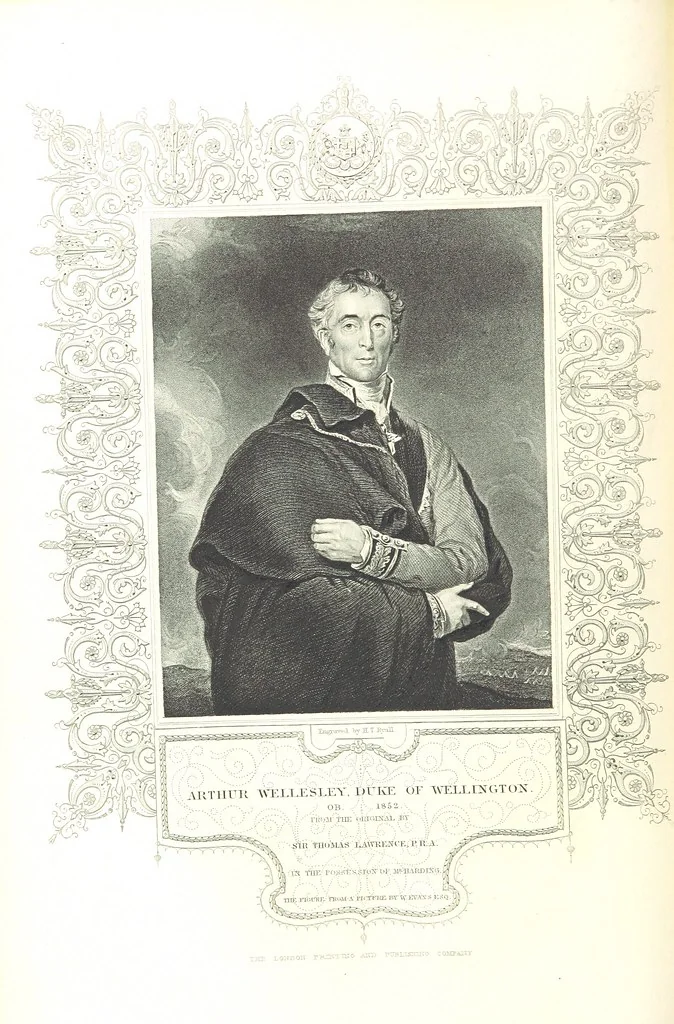 An illustration from The History of England under the reign of George III., George IV., William IV. and Queen Victoria (to ... 1852; by T. G. Continued, to ... 1859 ... by H. Tyrrell), 1855, leaf 130