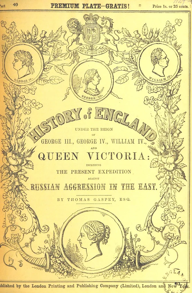 An illustration from The History of England under the reign of George III., George IV., William IV. and Queen Victoria (to ... 1852; by T. G. Continued, to ... 1859 ... by H. Tyrrell), 1855, leaf 157
