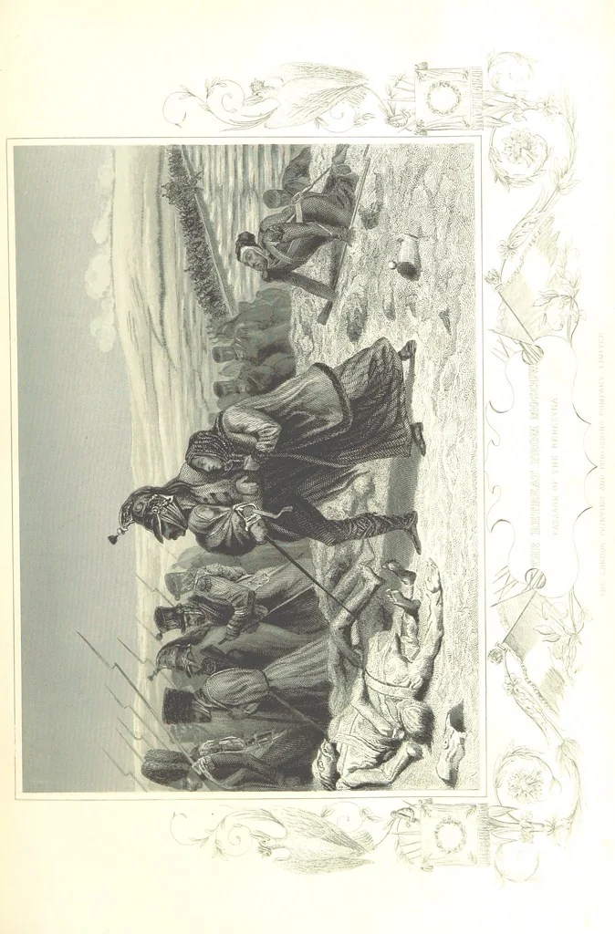 An illustration from The History of England under the reign of George III., George IV., William IV. and Queen Victoria (to ... 1852; by T. G. Continued, to ... 1859 ... by H. Tyrrell), 1855, leaf 35
