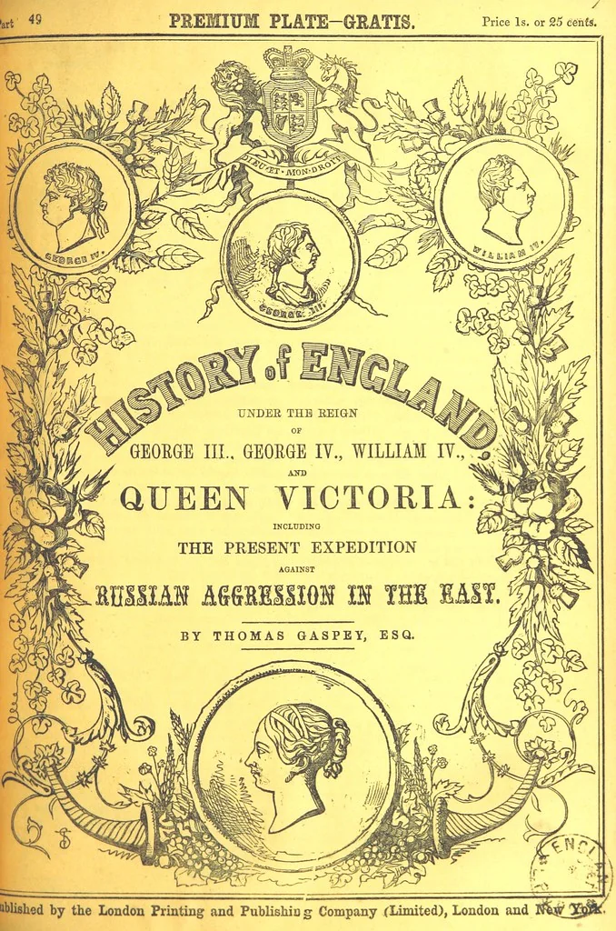 An illustration from The History of England under the reign of George III., George IV., William IV. and Queen Victoria (to ... 1852; by T. G. Continued, to ... 1859 ... by H. Tyrrell), 1855, leaf 659
