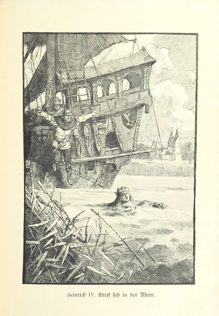 An illustration from Deutscher Kaiser-Saal. Geschichte der deutschen Kaiser in Biographien ... Mit 50 Vollbildern, etc, 1894, leaf 129