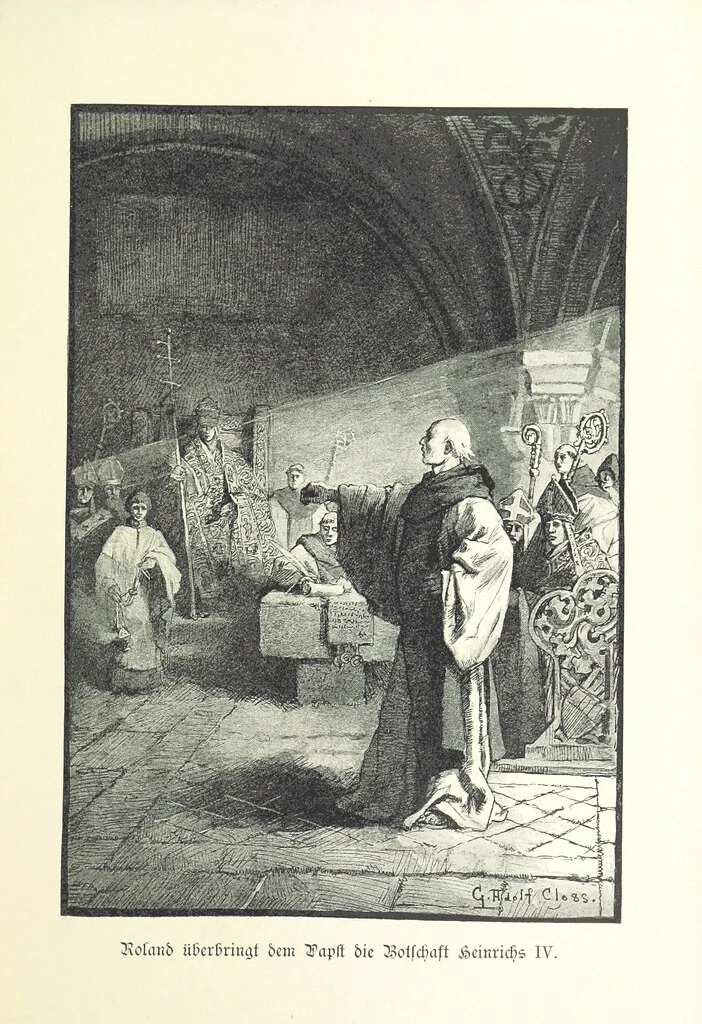 An illustration from Deutscher Kaiser-Saal. Geschichte der deutschen Kaiser in Biographien ... Mit 50 Vollbildern, etc, 1894, leaf 165