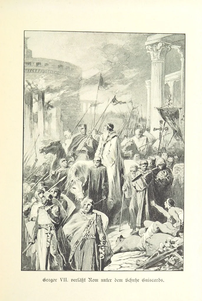 An illustration from Deutscher Kaiser-Saal. Geschichte der deutschen Kaiser in Biographien ... Mit 50 Vollbildern, etc, 1894, leaf 181