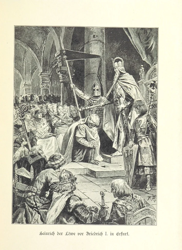 An illustration from Deutscher Kaiser-Saal. Geschichte der deutschen Kaiser in Biographien ... Mit 50 Vollbildern, etc, 1894, leaf 309