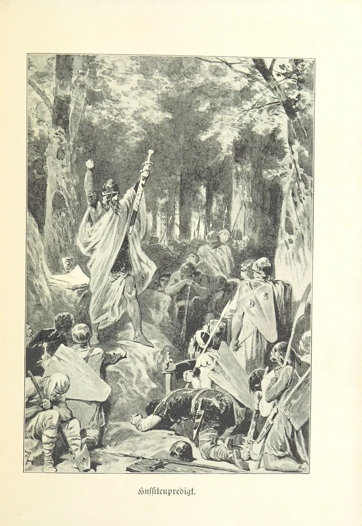 An illustration from Deutscher Kaiser-Saal. Geschichte der deutschen Kaiser in Biographien ... Mit 50 Vollbildern, etc, 1894, leaf 497