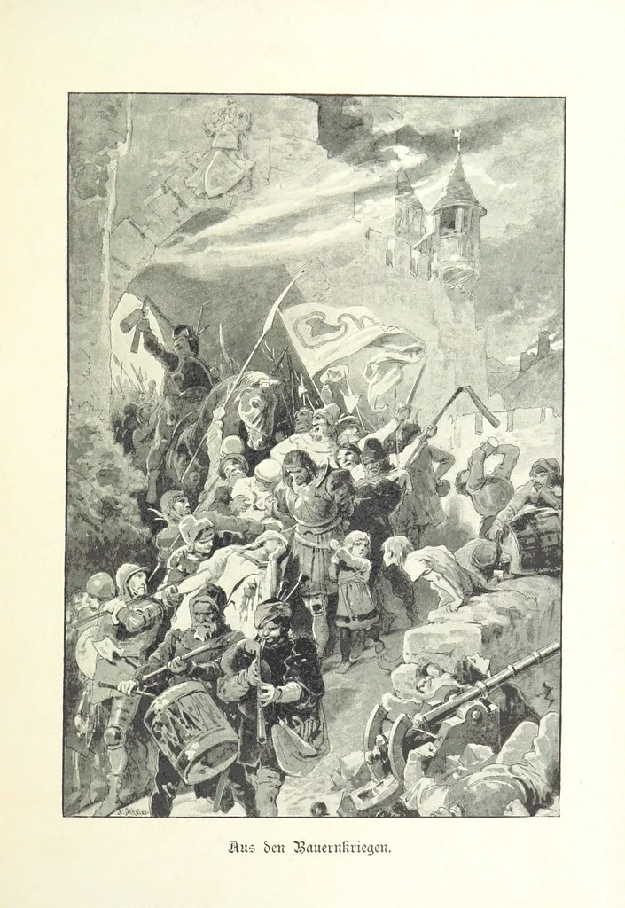 An illustration from Deutscher Kaiser-Saal. Geschichte der deutschen Kaiser in Biographien ... Mit 50 Vollbildern, etc, 1894, leaf 559