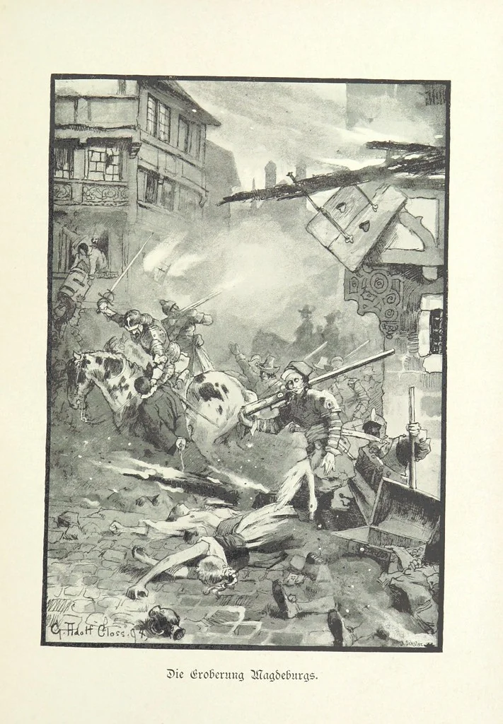 An illustration from Deutscher Kaiser-Saal. Geschichte der deutschen Kaiser in Biographien ... Mit 50 Vollbildern, etc, 1894, leaf 619