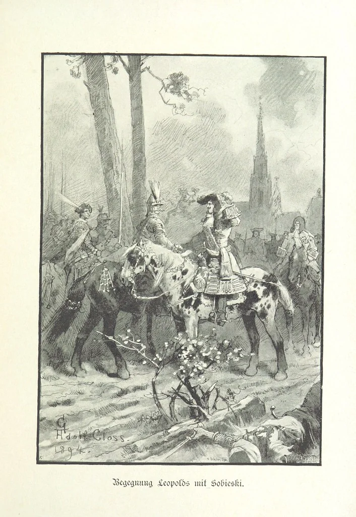 An illustration from Deutscher Kaiser-Saal. Geschichte der deutschen Kaiser in Biographien ... Mit 50 Vollbildern, etc, 1894, leaf 655