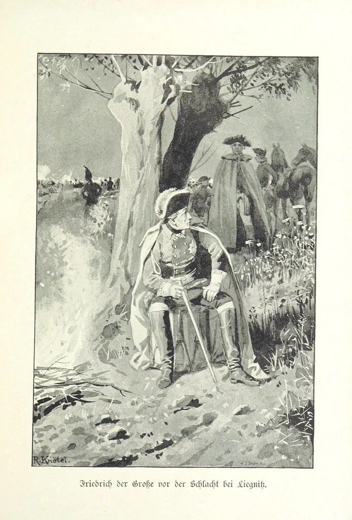 An illustration from Deutscher Kaiser-Saal. Geschichte der deutschen Kaiser in Biographien ... Mit 50 Vollbildern, etc, 1894, leaf 697