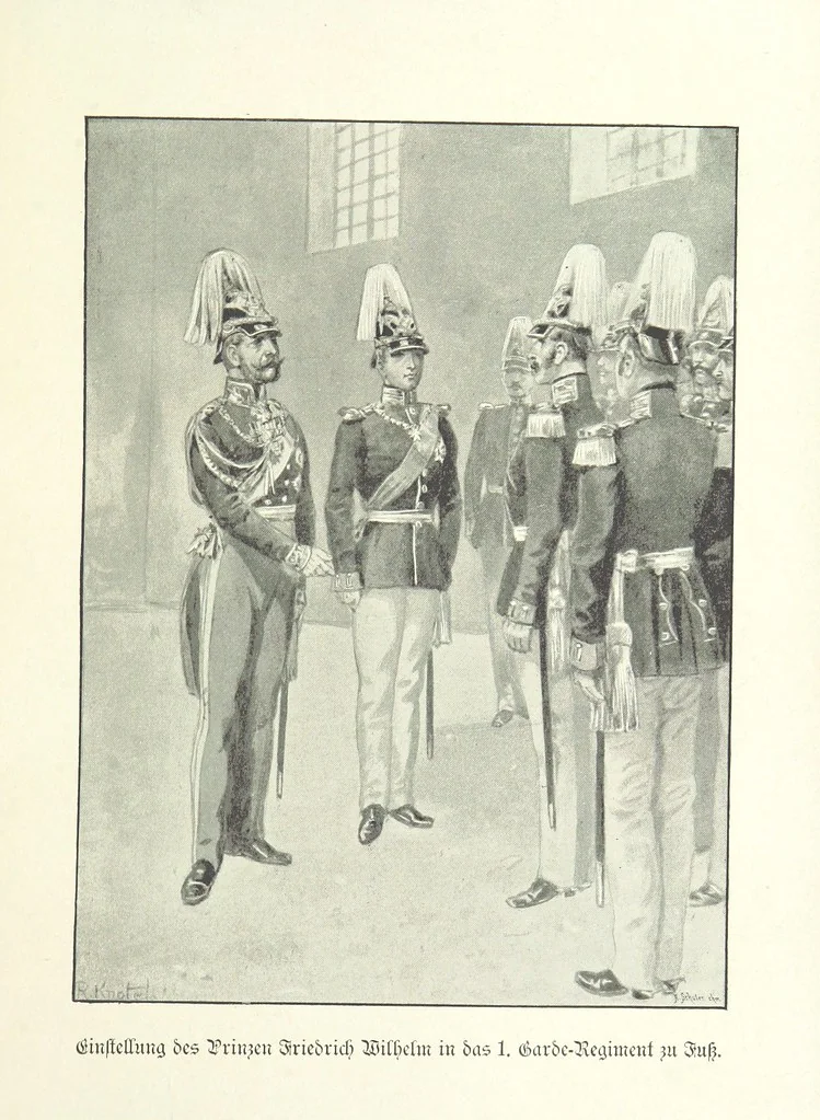 An illustration from Deutscher Kaiser-Saal. Geschichte der deutschen Kaiser in Biographien ... Mit 50 Vollbildern, etc, 1894, leaf 797