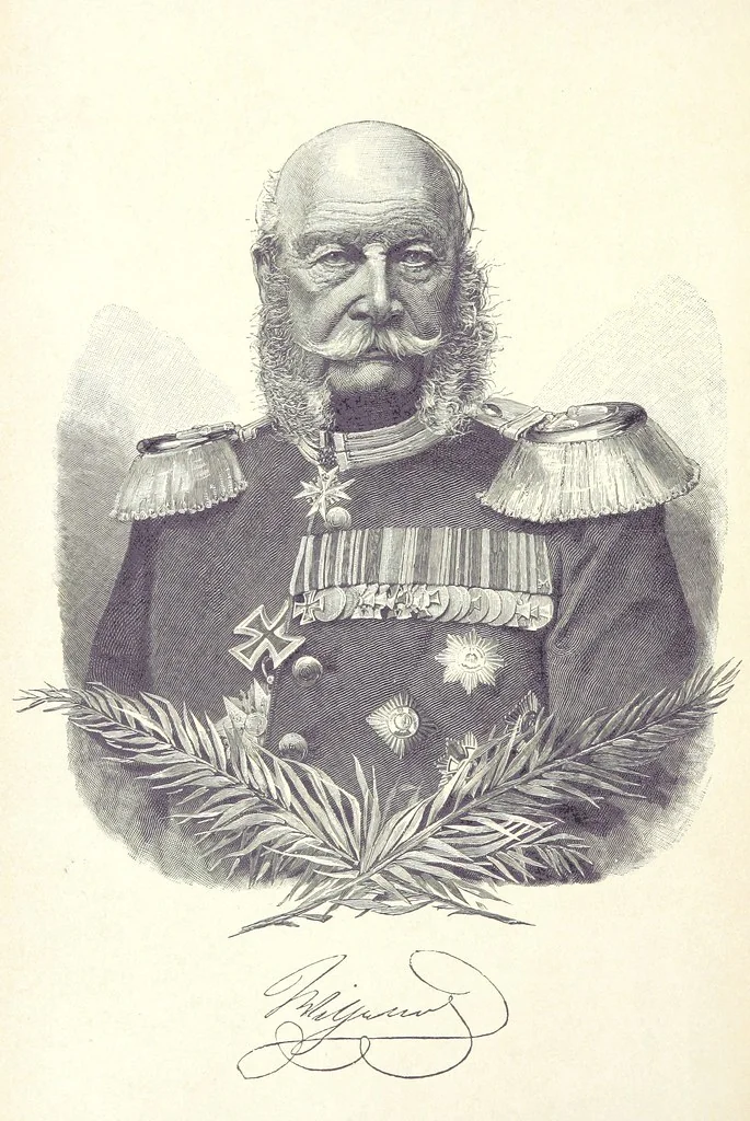 An illustration from Deutscher Kaiser-Saal. Geschichte der deutschen Kaiser in Biographien ... Mit 50 Vollbildern, etc, 1894, leaf 8